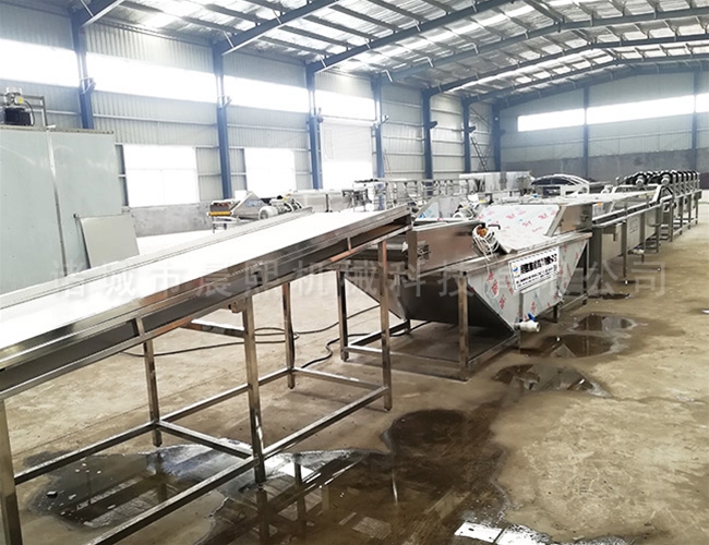 青刀豆漂燙生產線