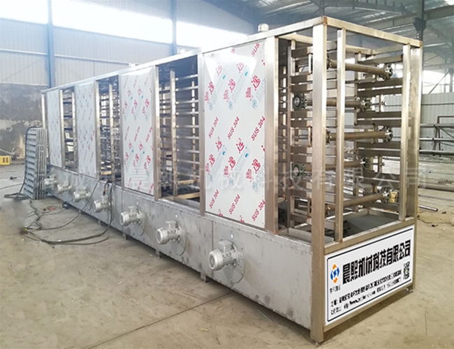 多層包裝袋烘干機 雞爪包裝袋清洗烘干設(shè)備